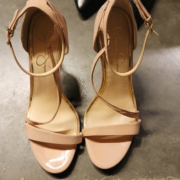 Jessica Simpson Rayli 2 Nude Heels 